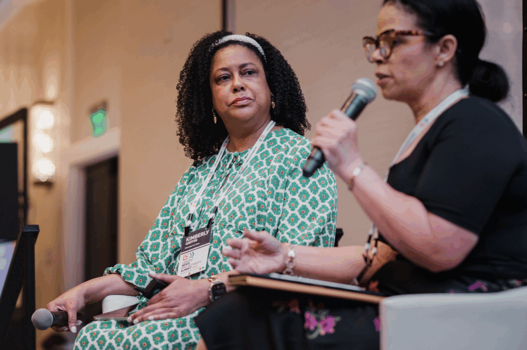 Kimberly Griffin and Kimberly Spencer. Photo by Hannah Yoon.